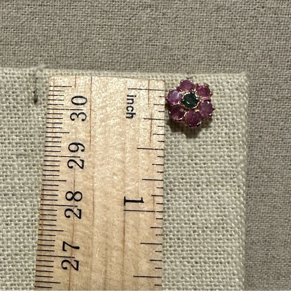 Indian Jewelry | Earrings | Ruby & Emerald Studs